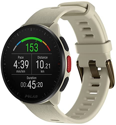 Polar Pacer GPS-Laufuhr mit Pulsuhr & Musiksteuerung - Ultraleicht mit Hellem Display & Griffigen Tasten - Personalisiertes Training & Langer Akku