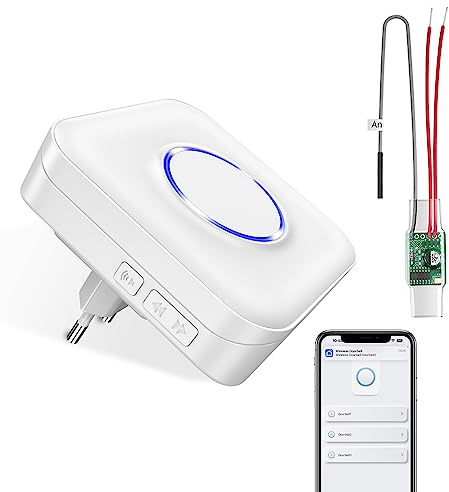 BITIWEND WiFi Wireless Türklingel + Gong-Erweiterungskit mit Funk-Konverter | 3–24 V AC/DC, Smartphone-App kompatibel, für bestehende Türklingel-/Sprechanlagen, 0–110 dB