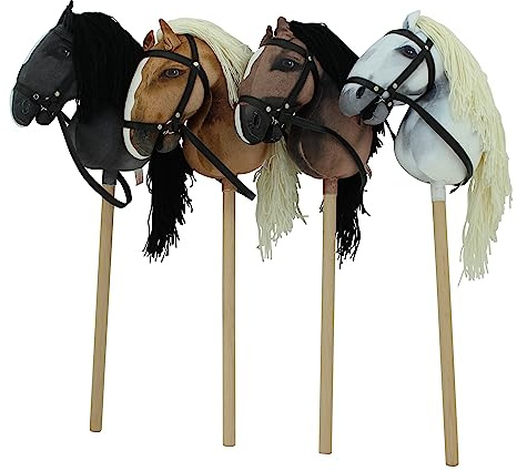 Haasenstrauch Sweety Toys Hobbyhorse Steckenpferd geeigent für Hobbyhorsing (schwarz)