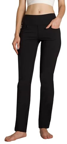 SAFORT Damen Yogahosen Gerade Geschnittene Für Yoga Jogginghose, 4 Hosentaschen Freizeithose, 160cm -182 cm