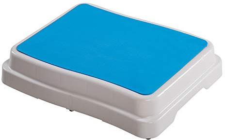 UPP 10 cm Badezimmer-Stufe stapelbar & erweiterbar | Belastbar bis 189 kg | Tritthocker für Senioren o. Kinder | Anti-Rutsch Trittstufe fürs Bad | Hocker für Badewanne & Dusche [1 STK.]