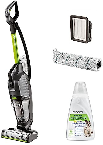 Bissell CrossWave HydroSteam PET Nass- & Trockensauger 3517N | Saugt, wischt & trocknet mit Dampf-Modus, leistungsstarker Dampfreiniger, ideal für Haustiere, Mehrflächenreinigung