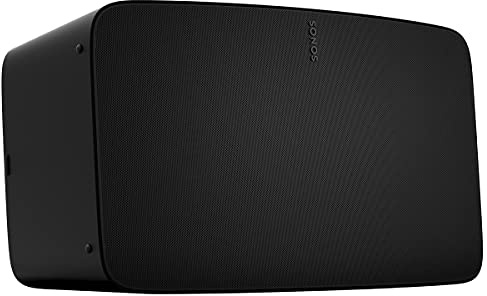 Sonos Five | HiFi Speaker mit WLAN, 3,5-mm-Eingang und Support für Streaming in High Resolution Audio - Schwarz