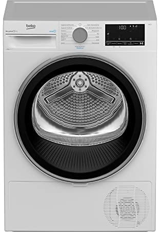 Beko B3T22491 Wärmepumpentrockner / 8kg / Dampffunktion/ProSmart Inverter Motor/Multifunktionsdisplay / 15 Programme