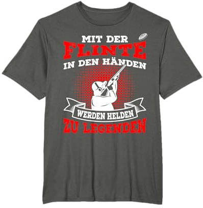 Tontaubenschießen Tontauben Sportschützen Geschenk T-Shirt
