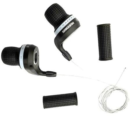 mophrati Fahrradschalthebel Set, rutschfeste Oberfläche mit breiter Kompatibilität, Mountainbike Hebel, Fahrrad Geschwindigkeitsschalthebel