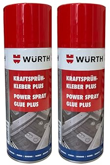 Würth Kraftsprühkleber Plus 2x 400ml extra starker Sprüh kleber