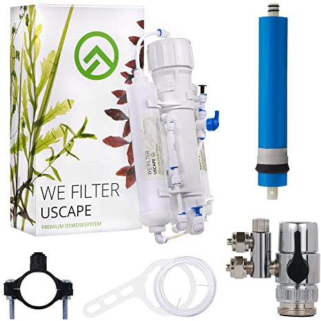 Osmoseanlage Premium 200GPD 760l/Tag - Mehrstufige Umkehrosmose-Anlage für Aquarium oder Haushalt zur Herstellung von Osmosewasser