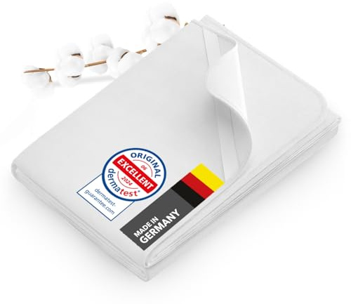 Dreamzie Premium Molton Matratzenschoner 180x200 cm – Matratzenschoner aus 100% Baumwolle – Oeko-Tex Zertifiziert – Matratzenschutz 180x200 cm – atmungsaktiv, geräuschlos & saugfähig