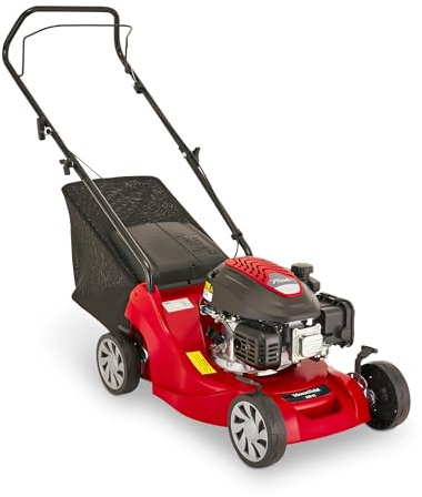 MOUNTFIELD HP41 Handgeführter Benzin-Rasenmäher – 123cc STIGA Motor – 39 cm Schnittbreite – 40L Grasfangkorb