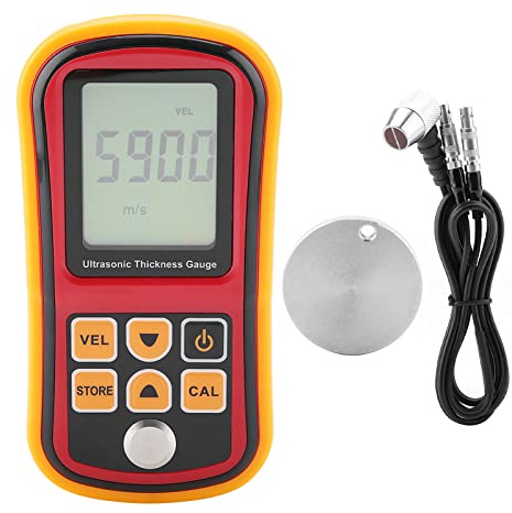 Digital Ultraschall Dickenmessgerät GM100 Thickness Meter 1.2-220mm Stahlbreite Dickenmessgerät Vierstellige LCD Anzeige 0.01mm Auflösung