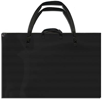 Vantasii Schwarzes Kunst-/Portfolio-Tasche (61 x 91 cm) mit Schultergurt
