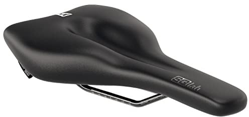 SQlab Unisex – Erwachsene 610 M-D Active Trekking MTB Tour & Travel Fahrradsattel, Schwarz, 17 cm