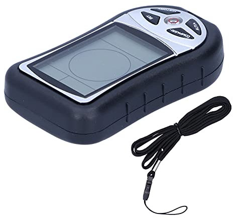 Multifunktions-Gerät für Outdoor/Wandern/Campen, 8 in 1 Höhenmesser Kompass mit Lanyard, LCD-Digitalanzeige, Kompass, Höhenmesser, Barometer, Thermometer, Temperatur, Uhr, Kalender