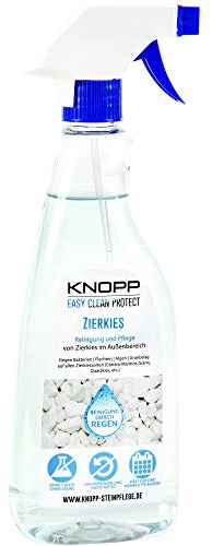 KNOPP Zierkies, Zierkiesreiniger + Versiegelung, Flechtenentferner, Grünbelagentferner, gebrauchsfertig, 500ml Sprüher