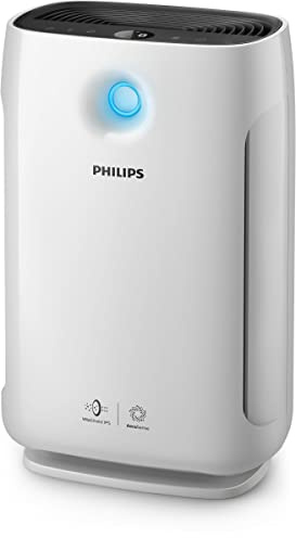 Philips Series 2000i Luftreiniger – App-Steuerung, entfernt Pollen, Staub, Viren und Aerosole** in Räumen mit bis zu 63 m², 5 Geschwindigkeitsstufen, Sleep-Modus (AC2889/10)