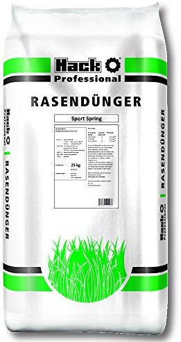 Hack Profi Rasendünger Rasenlangzeitdünger Sport Spring 25 kg Beutel