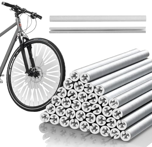 Bomxmon Speichenreflektoren Fahrrad, 36 Stück Speichenreflektoren Fahrrad, 360° Fahrrad Reflektoren für alle Gängigen Speichenräder