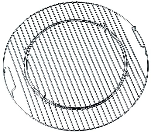 FLAMMBURO Grillrost für Grillgeräte-Durchmesser 47 cm, Ø 44 cm Grillfläche | Aus verchromtem Stahl. BBQ-System passend für Pizzastein, Wok und Pfanne. für Kugelgrill und BBQ geeignet.
