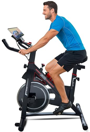 AsVIVA S14 Dynamic Speedbike & Indoor Cycle, 15kg Schwungmasse, App, leise | Kompaktes Speedbike für zuhause. Indoor Cycle mit 15kg Schwungrad, stufenlosem Widerstand, App & leiser Bremse.