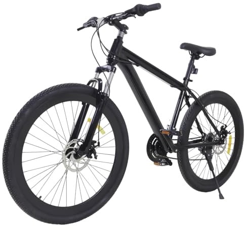 DeeDuud 26 Zoll Mountainbike, MTB Mountain Fahrrad 21-Gang-Schaltung Scheibenbremse Einstellbare Höhe für Täglichen Gebrauch und Outdoor-Fahrten