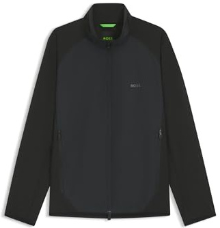 BOSS Herren J Putt Wasserabweisende jacke aus besonders elastischer Popeline Schwarz001 L