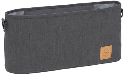 LÄSSIG Baby Kinderwagenorganizer mit Befestigung Anthracite
