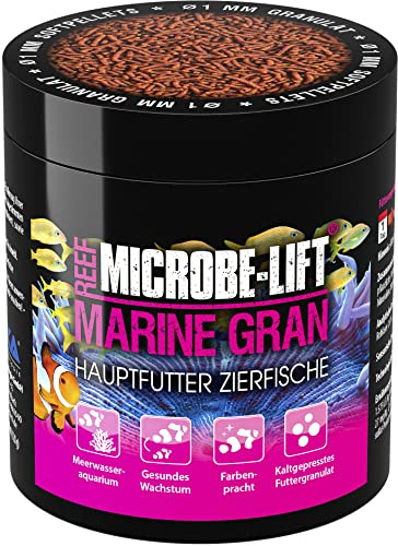 ARKA Marine Gran - Alleinfutter für alle Fische in jedem Meerwasser Aquarium, 1er Pack 120 Grams