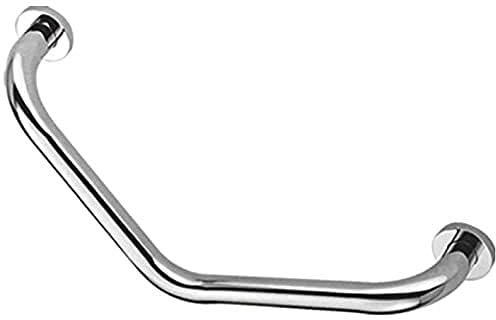 Ibergrif M34017, Edelstahl Dusche Haltegriff 135°, Wandhalte-Stützgriff für das Badezimmer, Bad Haltestange, 40 CM, Chrom