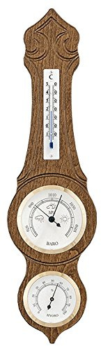 Möller-Therm Wetterstation, 420 x 110 mm, Holz, Silber, Einheitsgröße