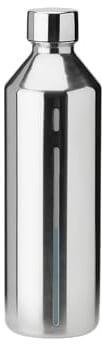 Stelton Brus Wassersprudler Flasche Steel | Edelstahl-Flaschen für Wassersprudler | Wasserflasche, 1,15 liter, Edelstahl. Ohne Ablaufdatum & Plastik | Auslaufsicher
