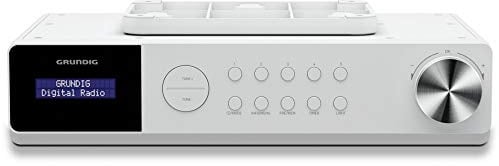 Grundig DKR 1000 BT DAB + Küchenradio mit Bluetooth und DAB + Empfang Weiß