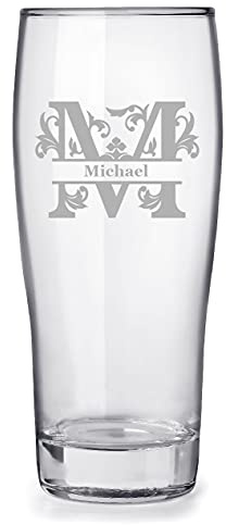Bierglas mit Gravur und Name personalisiert, Geschenk zum Geburtstag, mit Gratis Gravur des Namens