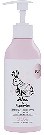 YOPE - Natürliche Intimpflege Damen 99% aus Natürlichen Zutaten - Aloe & Lakritz Beruhigend Feuchtigkeitsspendend pH 4 Schonend Vegan - 300ml