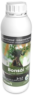 CULTIVERS Flüssigdünger für Bonsai 1 L mit Mikronährstoffen und Aminosäuren, 100% organischer Naturdünger, unterstützt Entwicklung und kontrolliertes Wachstum