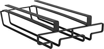 WENKO Schrankeinsatz Gläserhalter für 6 Gläser, Schrankeinhänger Küche für 6 Gläser, 7 x 28 x 20 cm Multicolor