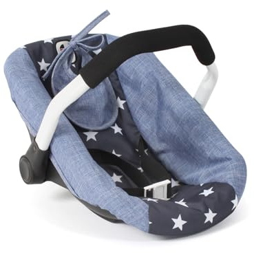 Bayer Chic 2000 Puppenautositz - Navy Sterne - Puppenstuhl Spielzeug, 45 * 31 * 32 cm