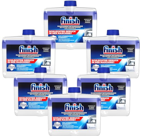 Finish Maschinentiefenreiniger Regular Spülmaschinenreiniger Anti Kalk und Fett 6er Sparpack (6 x 250ml)