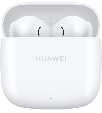 HUAWEI FreeBuds SE 2 Kabellos Kopfhörer, Bis zu 40 Stunden Akkulaufzeit, Leicht und komfortabel, Ausgewogener Klang, Wasserdichtigkeit, keramisch weiß