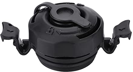 Adfaga 3-in-1-Luftventilkappe, sicherer Verschluss, hochwertiger Kunststoff, robust, auslaufsicher, Luftmatratzenventil für aufblasbare Matratze, Schwarz, 45 mm Lochgröße, einfache