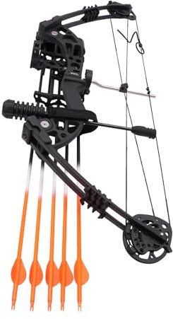 Compoundbogenset, 30-60lbs Einstellbar Jagd Sportbogen, Bogenschießen Jagdbogen Sportbogen für Jagd Praxis Zielschießen