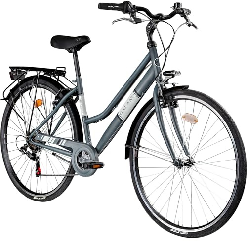Galano Arizona Damen Fahrrad 28 Zoll Stadtrad 7 Gänge Hollandrad Citybike Damenfahrrad Retro V-Brakes