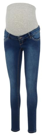 MAMALICIOUS Damen Mllola Slim Blue Jeans Noos B. Umstandshose, Blau (Blue Denim), 30W / 32L EU