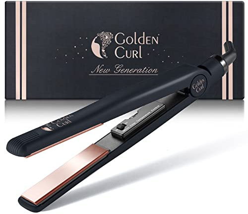 Glätteisen Locken und Glätten Haarglätter - 5 Jahre Sorgenfreiheit - Haar Styling Hair Straightener Glätteisen und lockenstab 2 in 1 zum Glätten und Locken machen (Rose Gold)