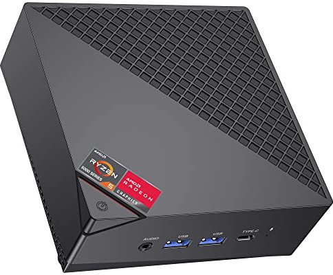 ACEMAGICIAN AM06 Pro Mini PC, AMD Ryzen 7 5700U (8C/16T, bis zu 4.3Ghz),16GB DDR4 512GB M.2 SSD Mini Computer mit Type-C |Dual LAN| WiFi6 |BT5.2