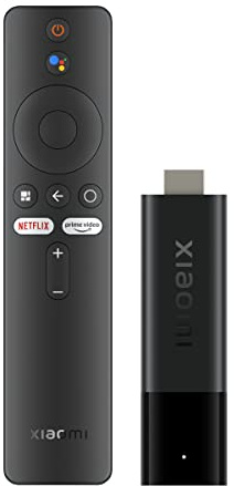 Xiaomi Mi TVStick 4K (QuadCore CPU, 2GB RAM, 8GB ROM, Android TV 11 mit Google Playstore, Chromecast, Dolby Atmos&Vison,Bluetooth-Fernbedienung mit Google Assistant&Netflix+Prime Video Taste) Schwarz