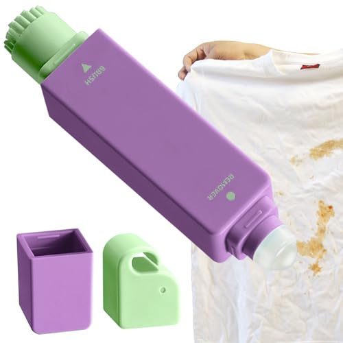 GkgWuxf Fleckenstift Für Kleidung | Weißer Stift Fleckenentferner Reise | Sofort Zweiköpfig Fleckenentferner Stoffreiniger Für Häufige Verschmutzungen Outdoor Reise Camping