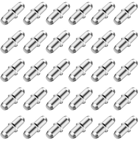 80 Stück Regalbodenträger 5mm, Bodenträger für Einlegeboden Halter, Regalbrett Halterung, Regalbodenhalter, Fachbodenträger, Regalstifte, Regalbretthalter für Regalböden Träger Schrankbretter Halter