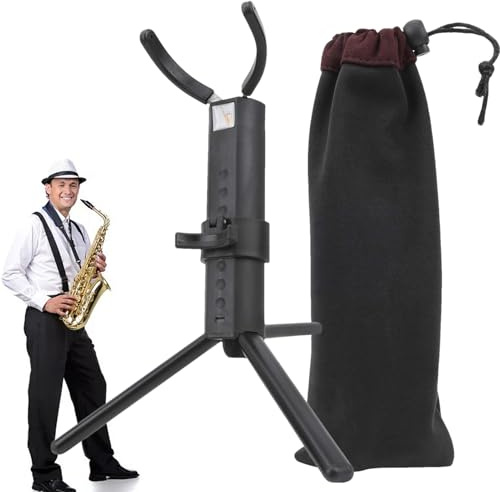 Generisch Saxophonständer für Altsaxophon - Einstellbarer Und Tragbarer Ständer Für Altsaxophon,Verstellbarer Halter für Saxophon | Für Frauen Männer Freunde Musiker Zuhause Studio Übung Und Auftritt