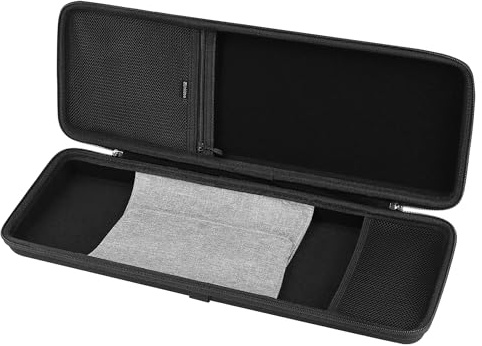 Linkidea Hartes Reisekeyboard-Etui für kompakte 60%-Tastatur & Maus, 61 Tasten, Schutz-Transportkoffer mit Aufbewahrungstasche, kompatibel mit Razer Huntsman Mini 60%, HyperX Alloy Origins 60